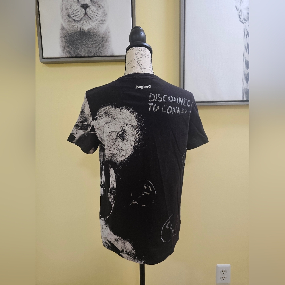 DESIGUAL 100% COTTON MICKEY MOUSE T-SHIRT - Picture 4 of 12